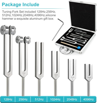 Terapevtske glasbene vilice - C komplet (6x)