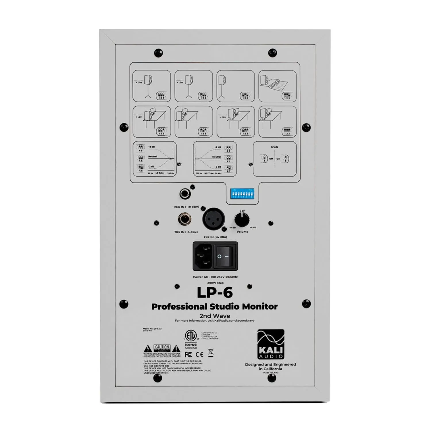 Kali Audio LP-6 2nd Wave White studijski monitor