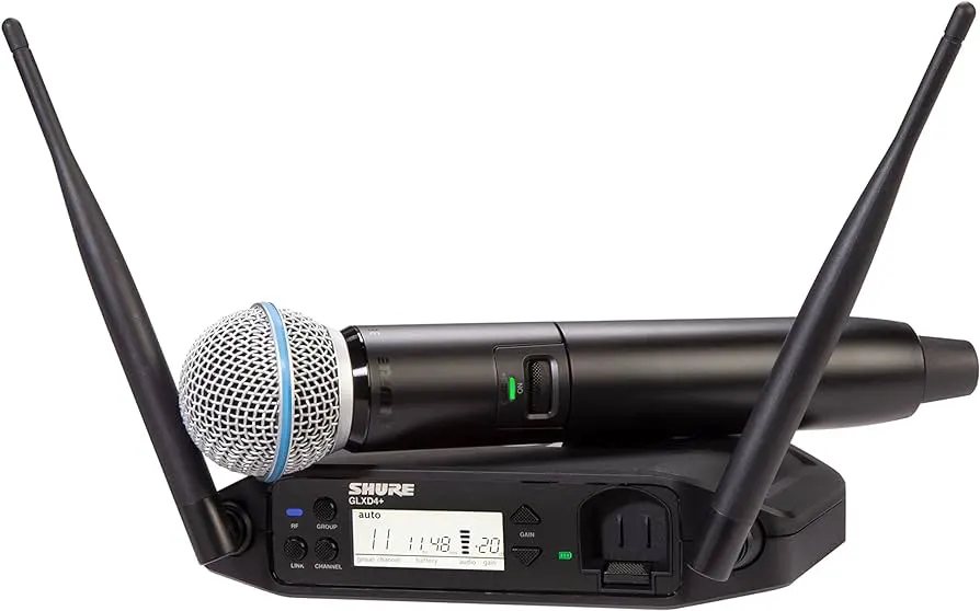 Shure GLXD24+/Beta58 digitalni ročni daljinski sistem
