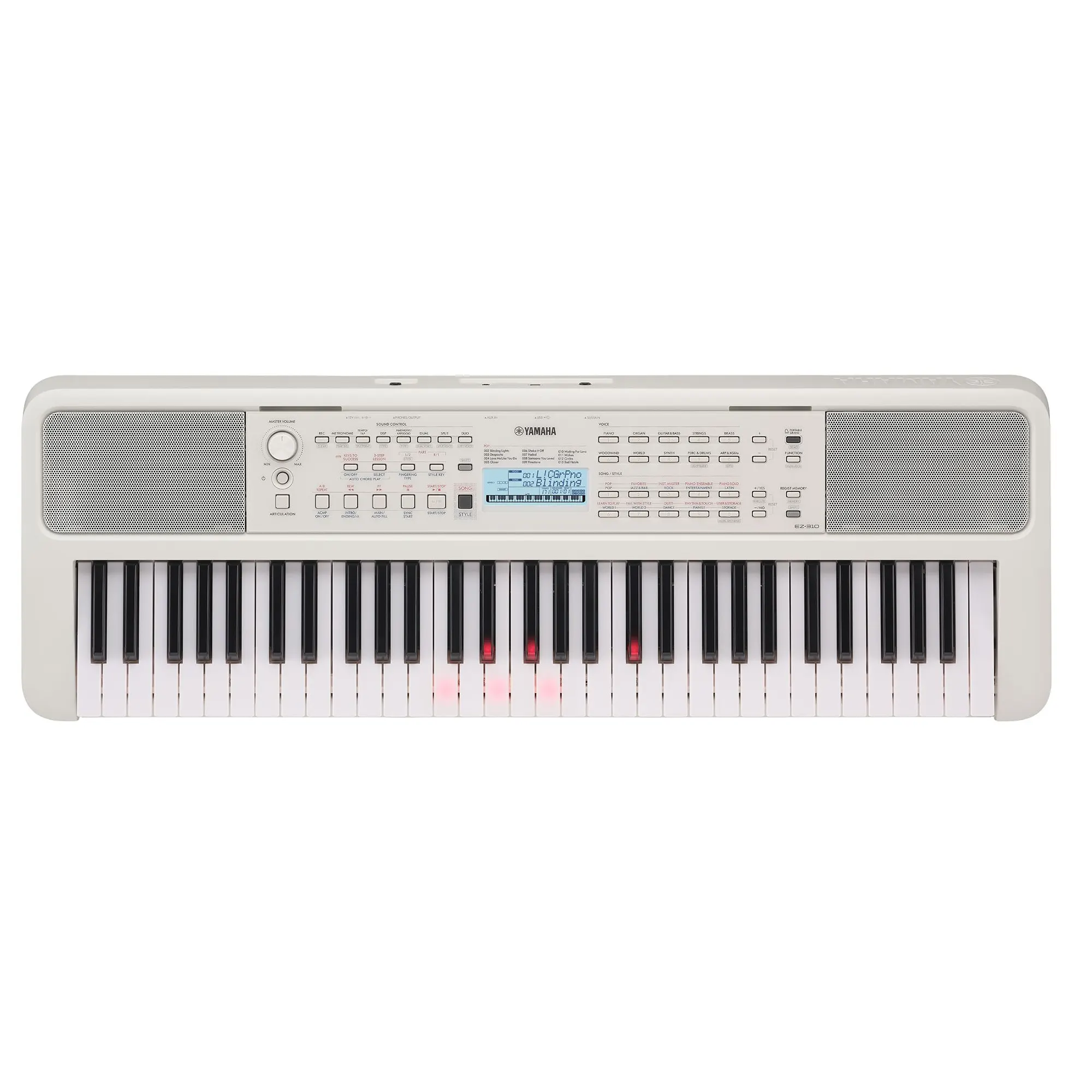 Yamaha PSR EZ-310 klaviatura (svetleče tipke)