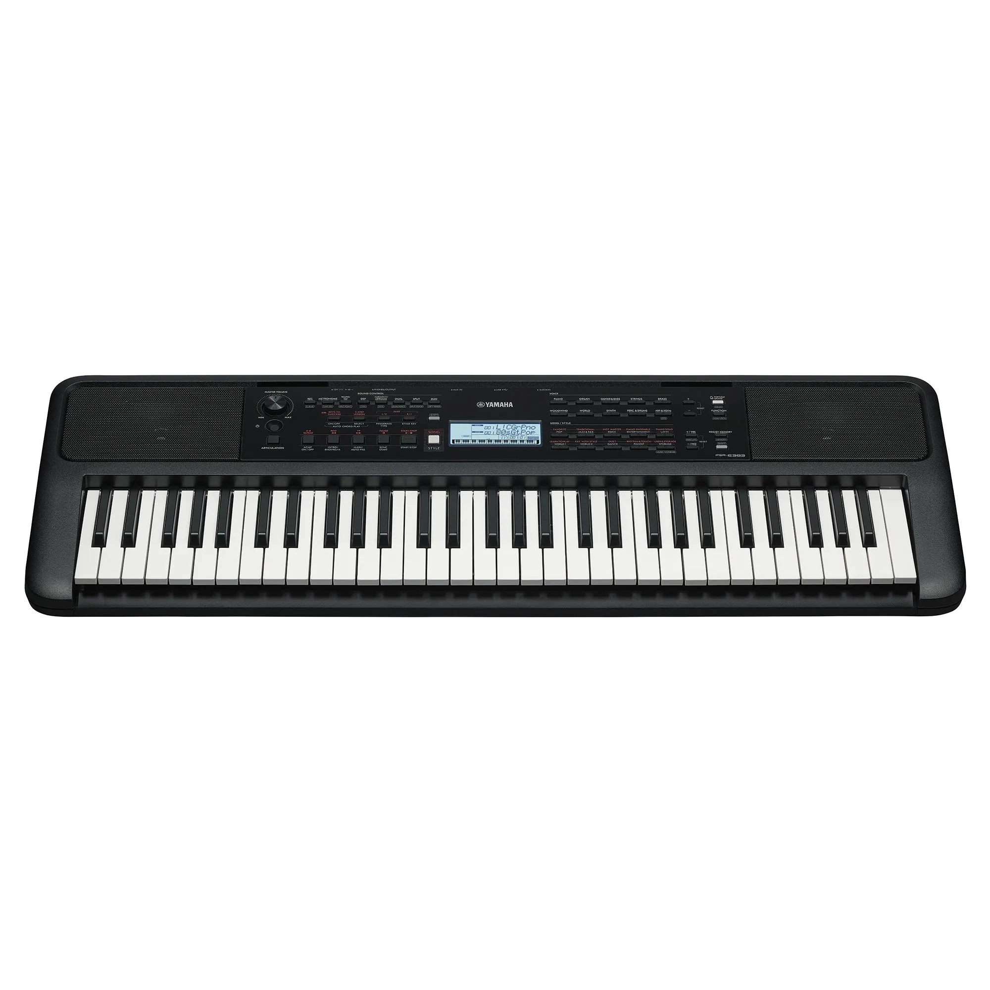 Yamaha PSR-E383 klaviatura