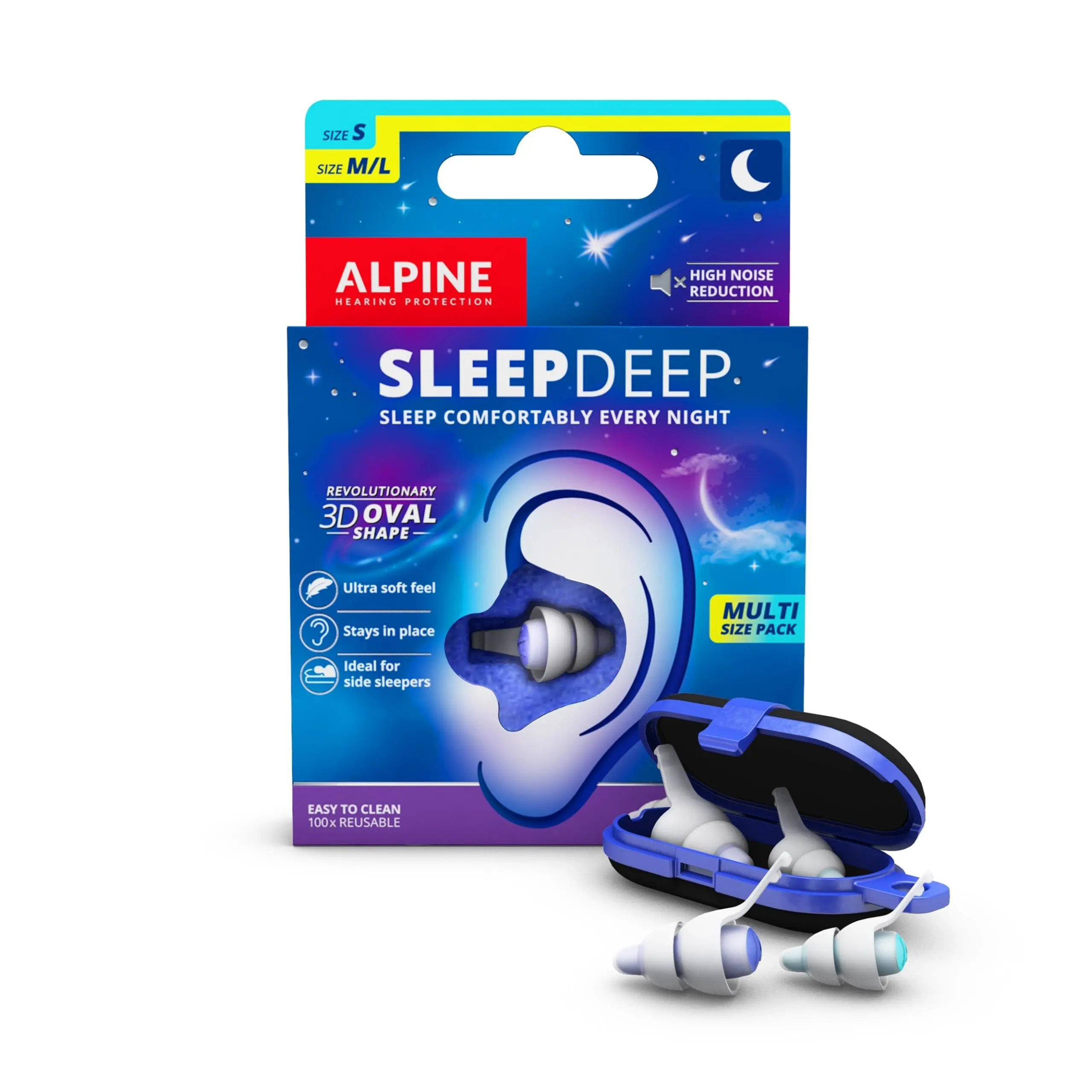 Alpine SleepDeep Multi size čepki za ušesa