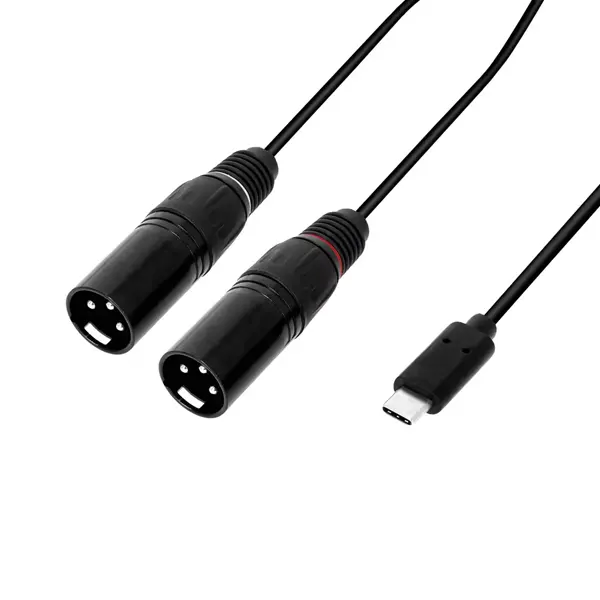 AH Cables USB-C na 2x XLRm 1,5m povezovalni kabel