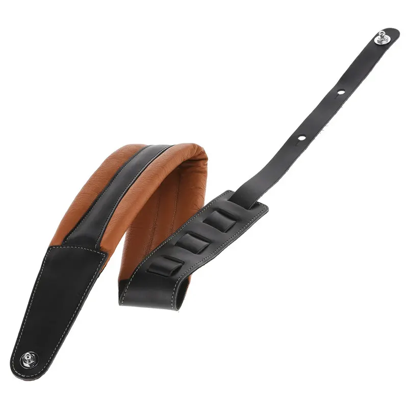 GEWA Prestige 85 oblazinjen pas za kitaro Sand/Black s Strap-lock sistemom