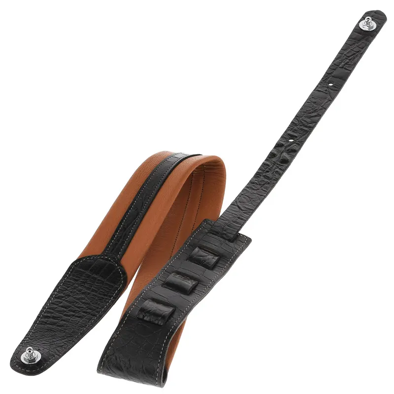 GEWA Prestige 65 oblazinjen pas za kitaro Sand/Black s Strap-lock sistemom