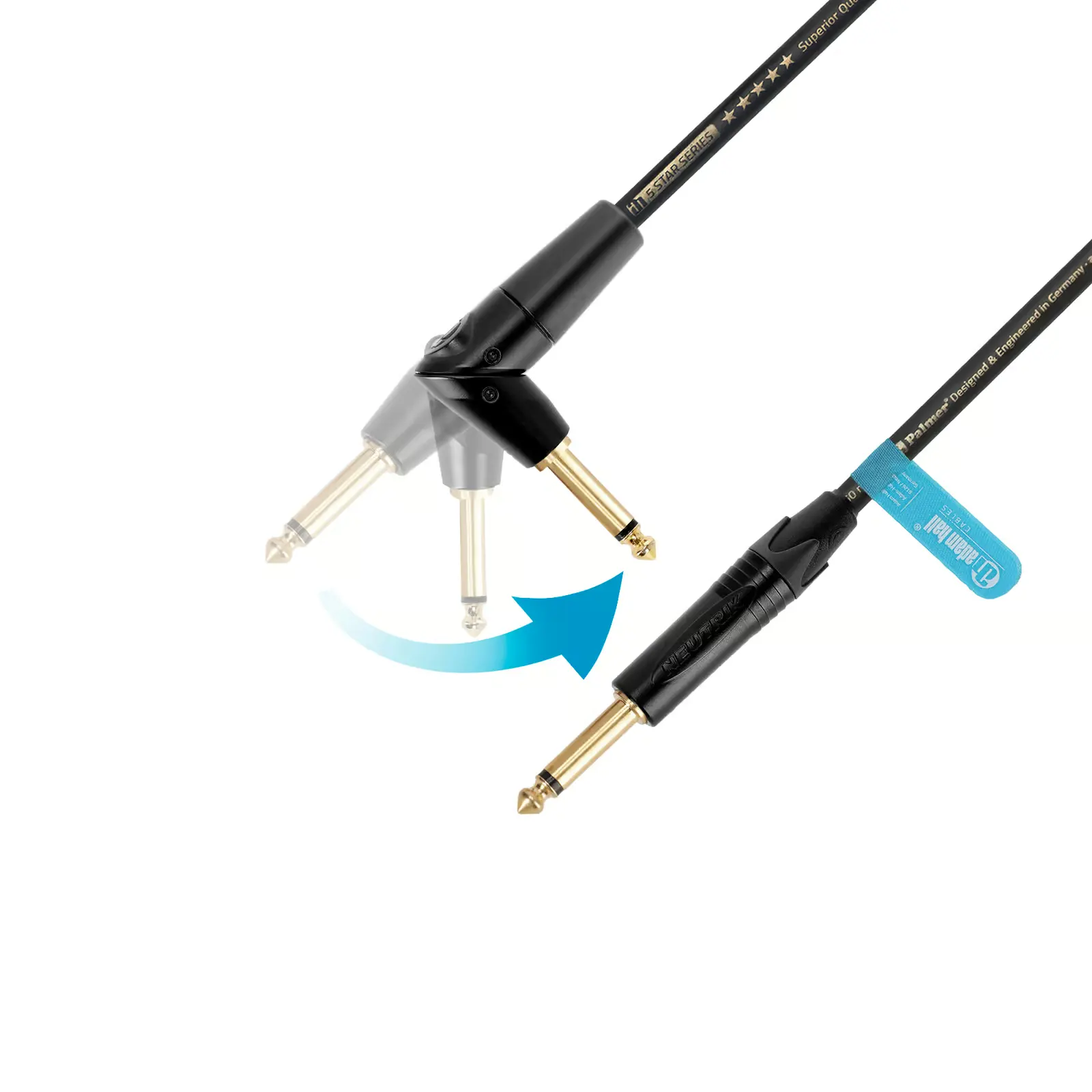 Adam Hall K5IPR0600 instrumentalni kabel FLIPJACK 6m