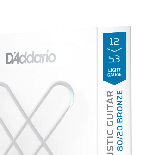 D'Addario XS 80/20 Bronze 12-53 strune za akustično kitaro