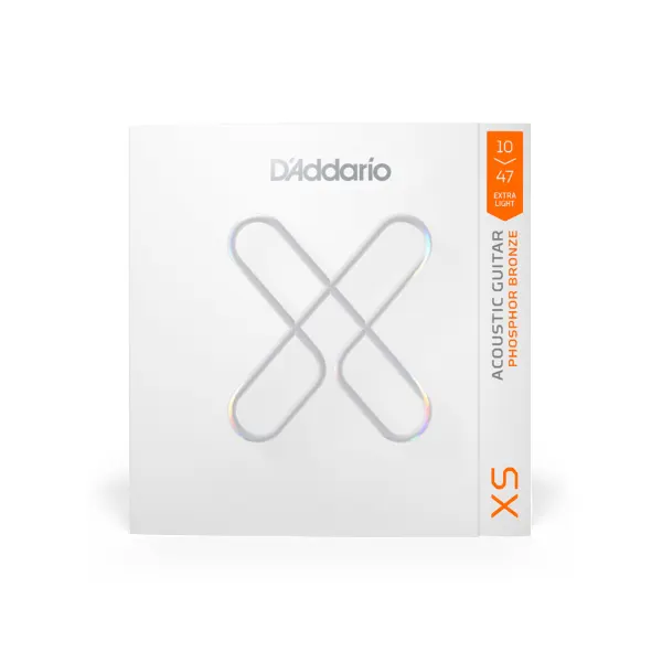 D'Addario XS Phosphor Bronze 10-47 coated strune za akustično kitaro